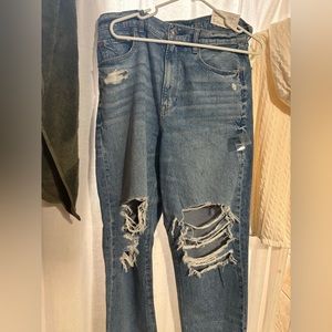 **Nwt* AMERICAN EAGLE Strigid Highest waist baggy straight jeans- size 12